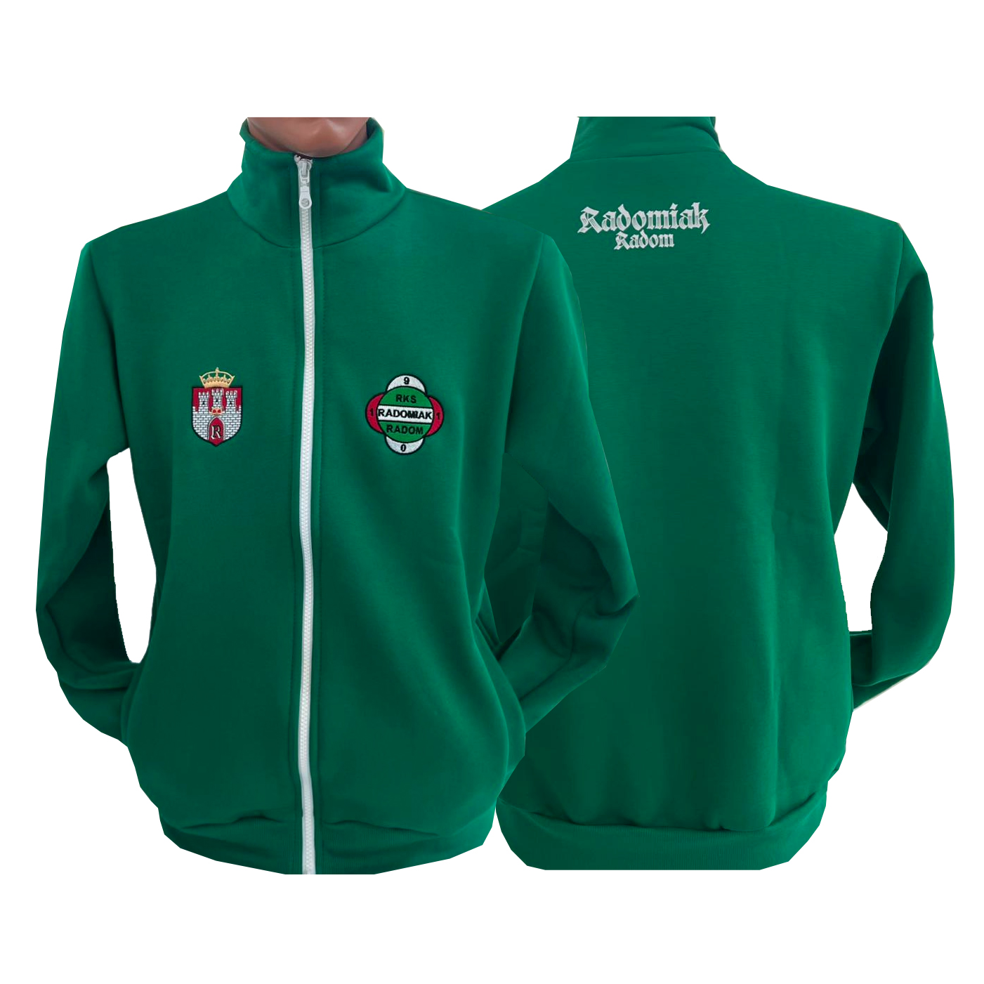 bluzazherbemzielonarozsuwana